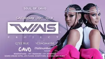 Soul of Cavo Presents Twins Performing Live at Cavo, Dubai