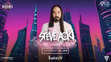 Steve Aoki at Barasti Beach in Dubai