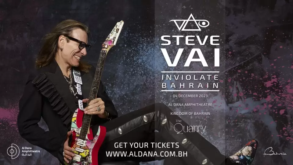 Steve Vai live at the Quarry, Al Dana Amphitheatre