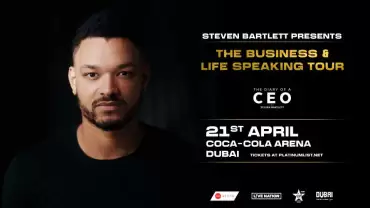 Steven Bartlett Presents: The Business & Life Speaking Tour at Coca-Cola Arena, Dubai
