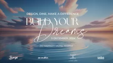 Surge's: Design, Dine, make a Difference Gala at JW Marriott Hotel Marina in Dubai