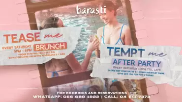 Tease Me - A Sunset Pool Brunch & After Party at Barasti in Dubai