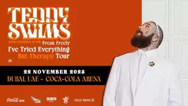 Teddy Swims Live at Coca-Cola Arena in Dubai