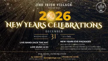 The Irish Village Presents: New Year’s Eve Celebration