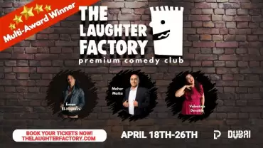 The Laughter Factory April 2025 in Dubai and Abu Dhabi