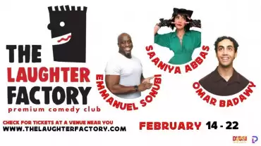 The Laughter Factory February 2025 in Dubai and Abu Dhabi