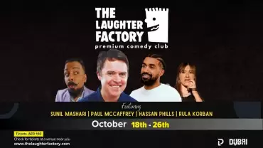 The Laughter Factory Premium Comedy Club in Dubai and Abu Dhabi