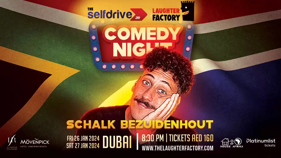 The Selfdrive Laughter Factory Presents: Schalk Bezuidenhout, ‘Keeping Up’