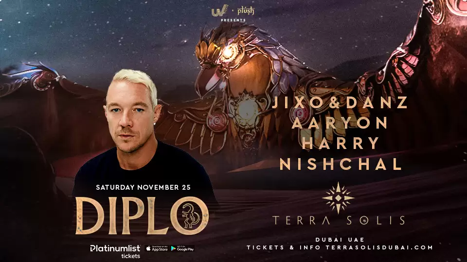 Tomorrowland presents Diplo at Terra Solis, Dubai