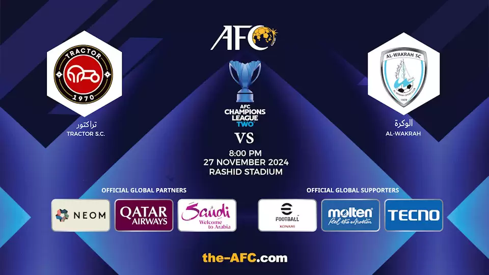 Tractor SC (IRN) vs Al Wakrah SC (QAT) - AFC Champions League Two