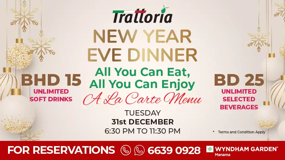 Trattoria NYE Dinner