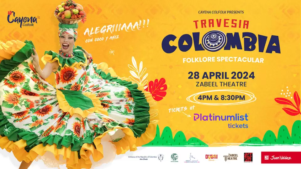 Travesia Colombia by Cayena Colfolk at Zabeel Theatre, Dubai