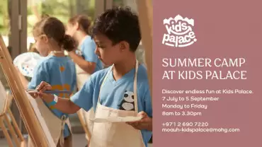 Ultimate Summer Camp Adventure at Kids Palace, Emirates Palace Mandarin Oriental in Abu Dhabi