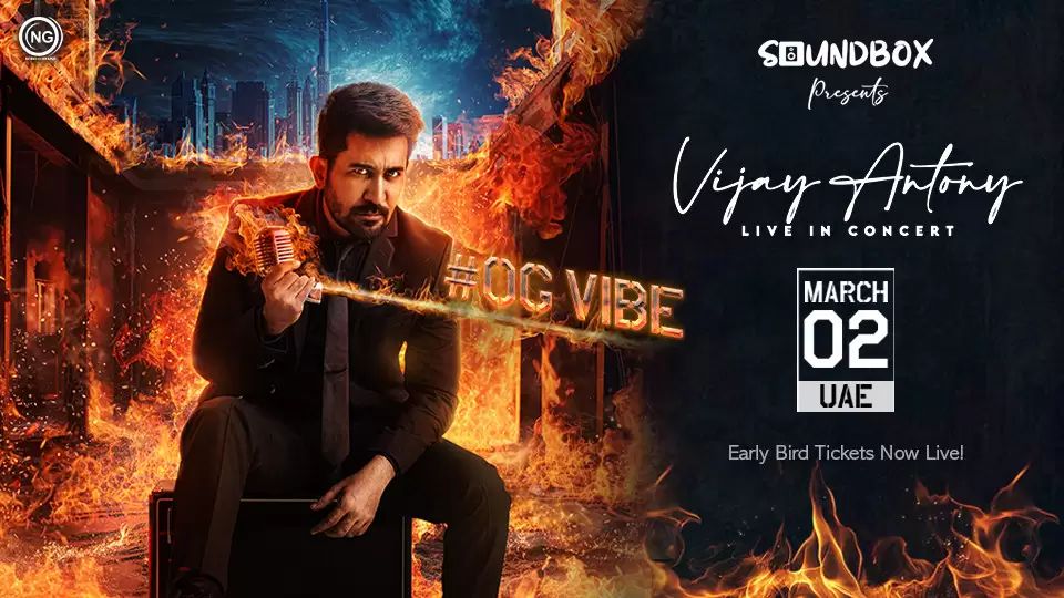 Vijay Antony Live in Concert at Sharjah Cricket Stadium