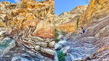 Hiking Trail at Wadi Thaena