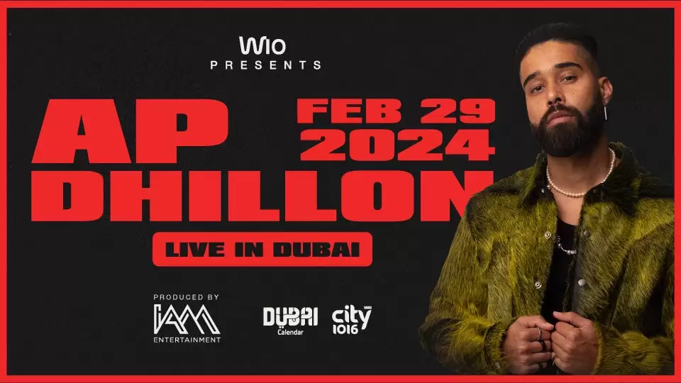 WIO Presents Ap Dhillon at Coca-Cola Arena, Dubai