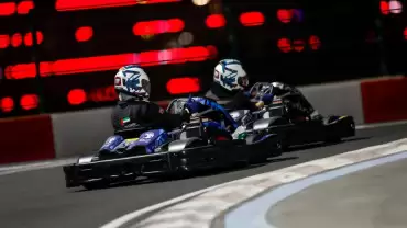 Karting session at Yas Marina Circuit